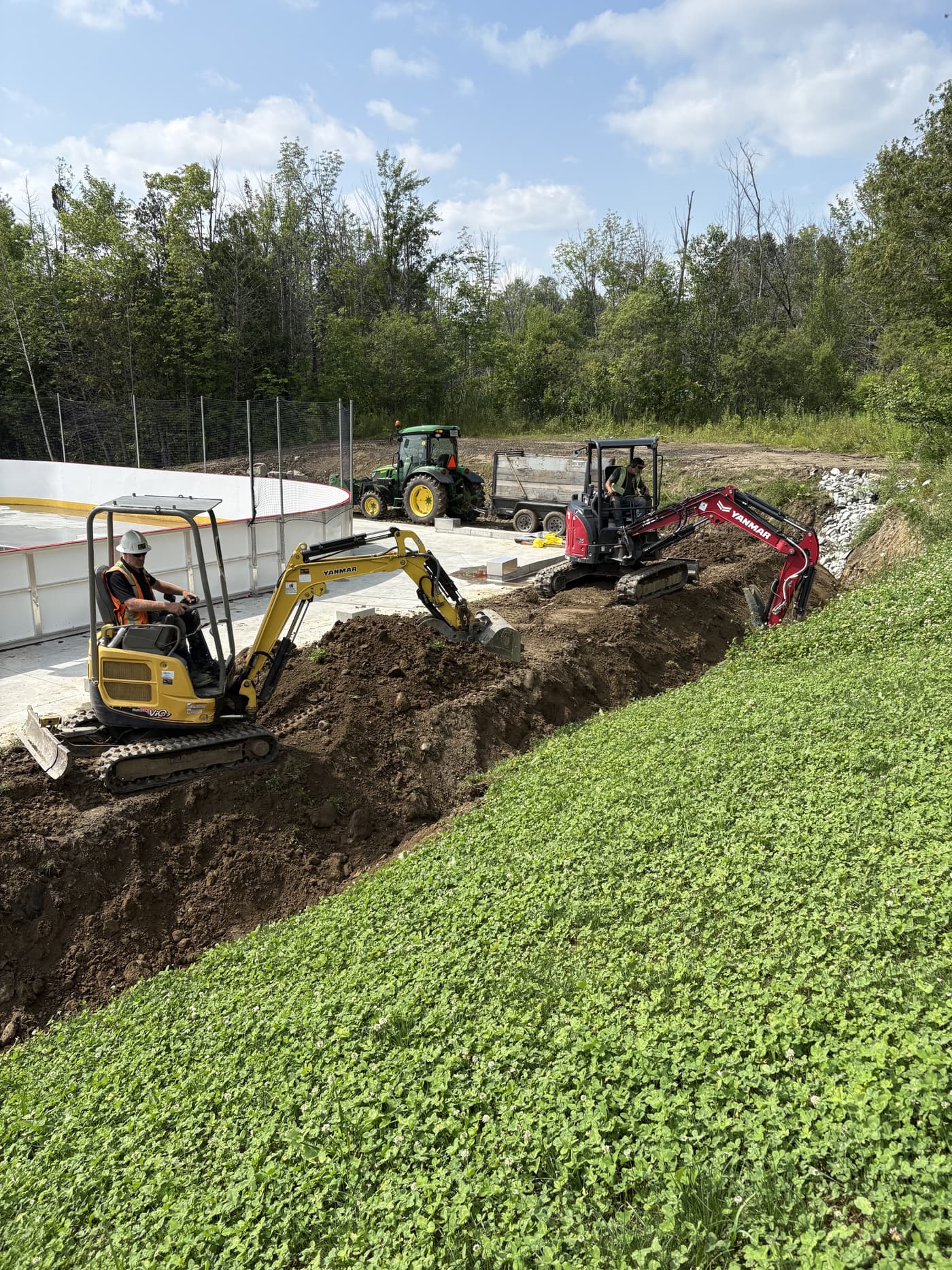 Excavation de fossé mécanique à Sherbrooke